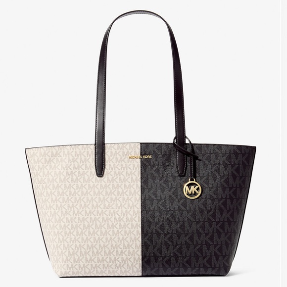 Michael Kors Jet Set Medium Two-Tone Logo Tote Shoulder Bag
BLACK COMBO
NWT - Picture 4 of 16